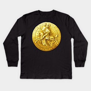 Coin - Knight Kids Long Sleeve T-Shirt